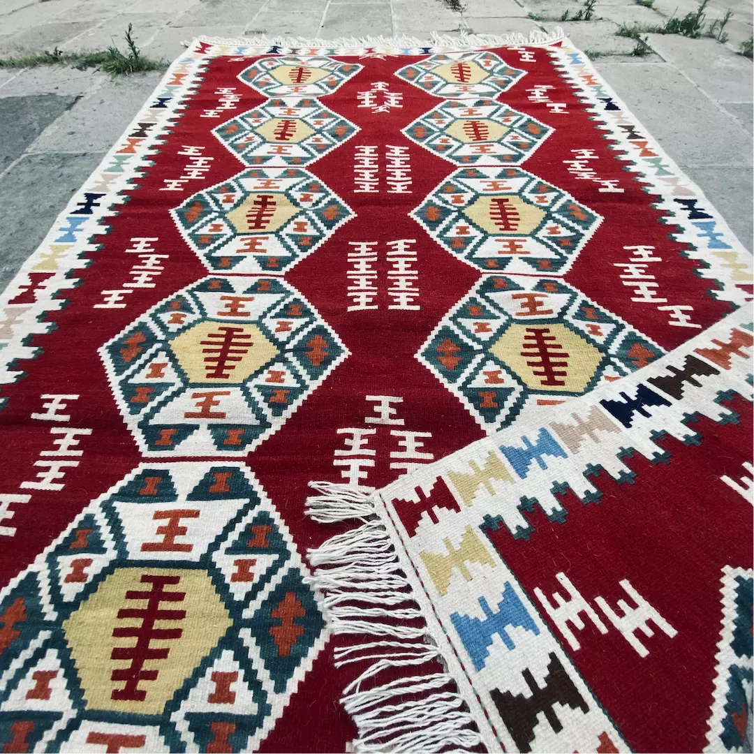 El Dokuma Hereke Kilim — 4. görünüm