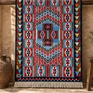 El Dokuma Otağ Kilim – 150 × 260 cm