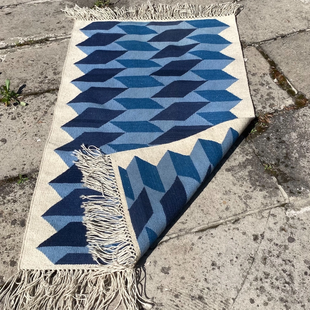 El Dokuma Modern Kilim — 2. görünüm